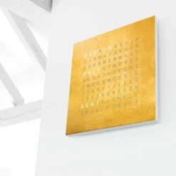 QLOCKTWO Earth 45 Creator's Edition Klok