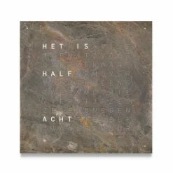 QLOCKTWO Earth 45 Creator's Edition Klok