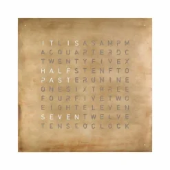 QLOCKTWO Earth 45 Creator's Edition Klok