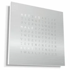 QLOCKTWO Earth 45 Metal Klok