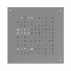 QLOCKTWO Earth 45 Metal Klok