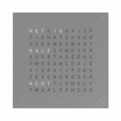 QLOCKTWO Earth 45 Metal Klok