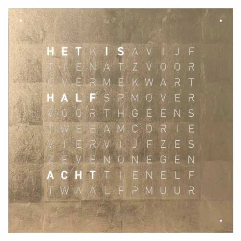 QLOCKTWO Earth 45 Universe Edition Klok