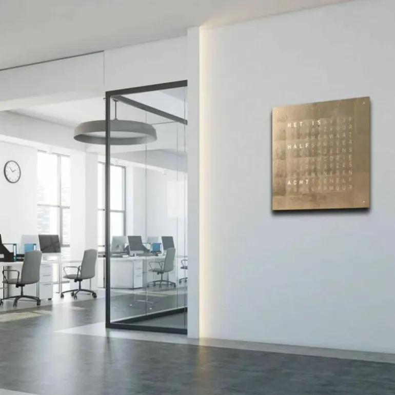 QLOCKTWO Earth 90 Universe Edition Klok