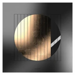 QLOCKTWO Moon 90 Klok