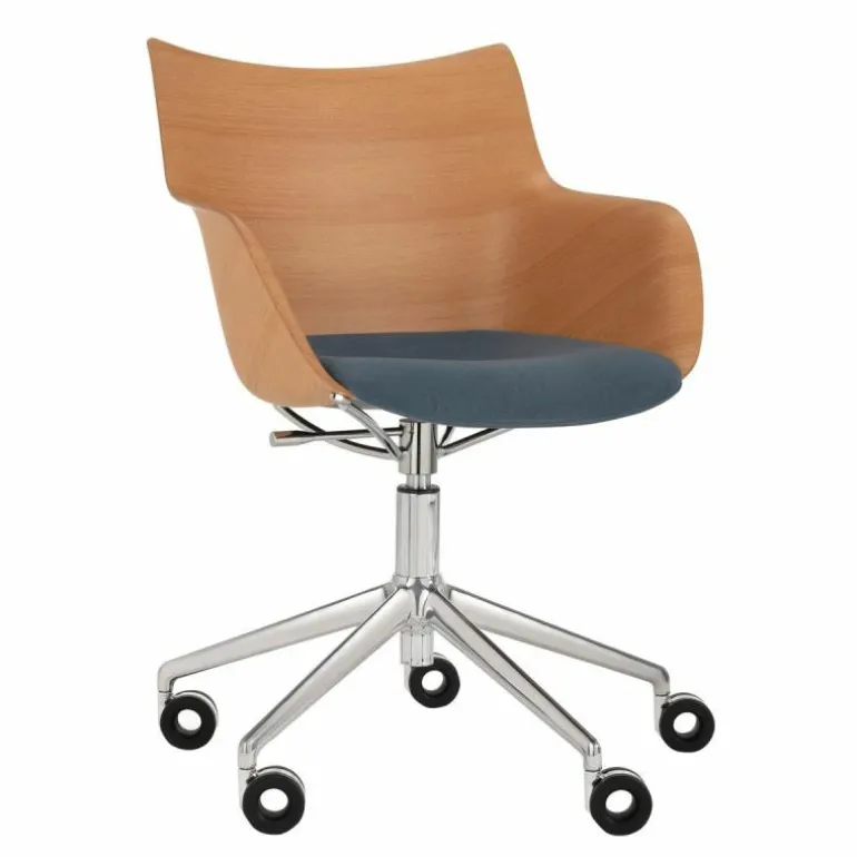 Q/Wood Soft Bureaustoel