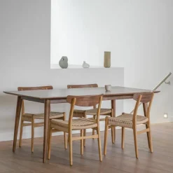 Retro Walnut Eettafel