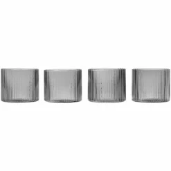 Ripple Low Glas, set van 4