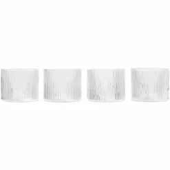 Ripple Low Glas, set van 4