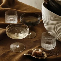 Ripple Low Glas, set van 4
