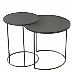 Round Tray Bijzettafel, set van 2