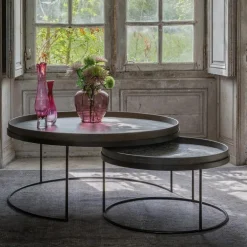 Round Tray Salontafel, set van 2