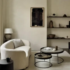 Round Tray Salontafel, set van 2