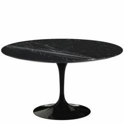 Saarinen Tulip Eettafel Met Zwart Onderstel - Rond