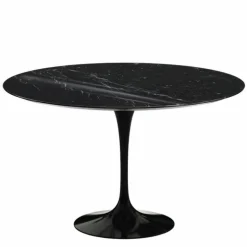 Saarinen Tulip Eettafel Met Zwart Onderstel - Rond