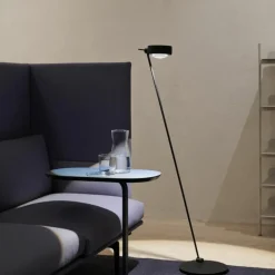 Sento Lettura Vloerlamp Met Zwart Onderstel