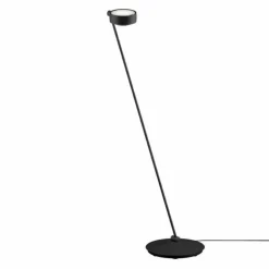 Sento Lettura Vloerlamp Met Zwart Onderstel