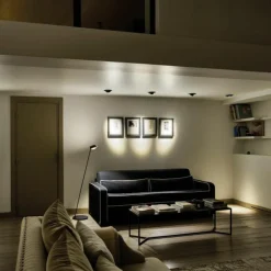 Sento Lettura Vloerlamp Met Zwart Onderstel