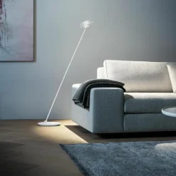Sento Lettura Vloerlamp Met Wit Onderstel