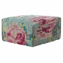 Square Flowers Canevas, Colour