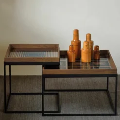 Square Tray Salontafel Set