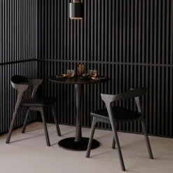 Torsion Eettafel Bruin Gelakt Eiken