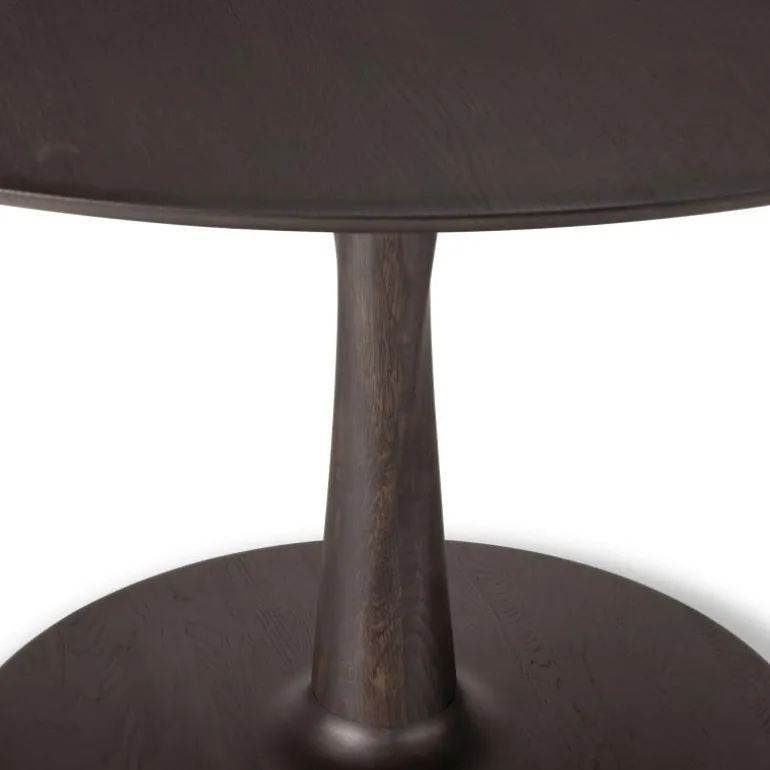 Torsion Eettafel Bruin Gelakt Eiken