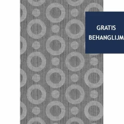 Umbrella Squid Behang Silver