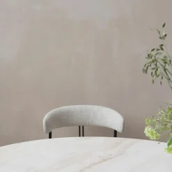 Violin Eetkamerstoel Gestoffeerd