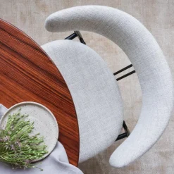 Violin Eetkamerstoel Gestoffeerd