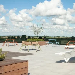 Virus 4-zits Picknicktafel