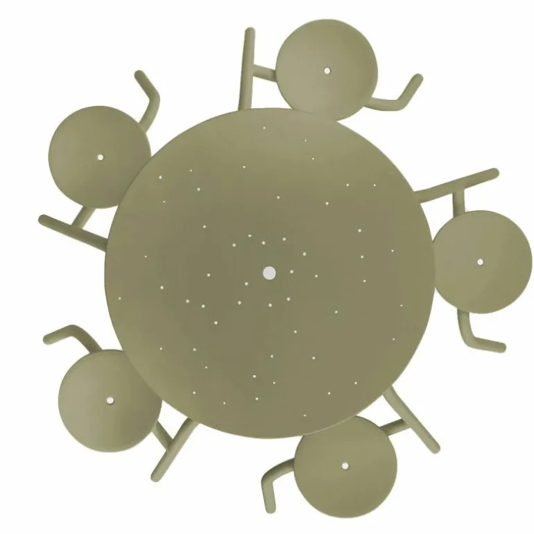 Virus 5-zits Picknicktafel