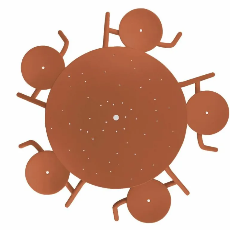 Virus 5-zits Picknicktafel