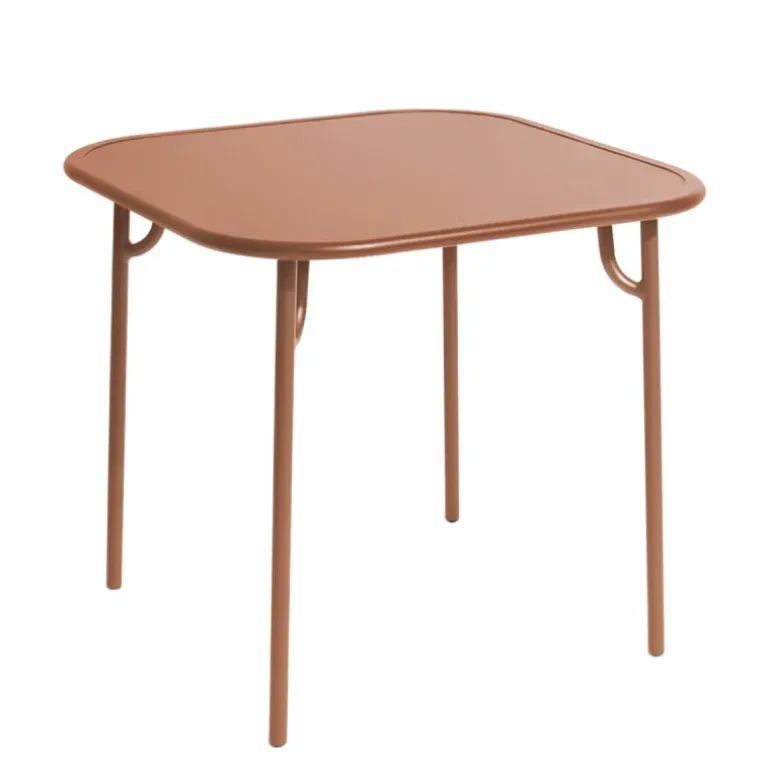 Week-end Eettafel Vierkant Dicht Blad