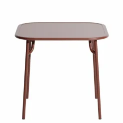 Week-end Eettafel Vierkant Dicht Blad