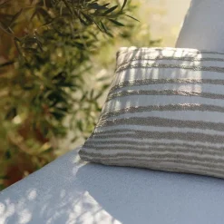 White Stripes Outdoor Kussen